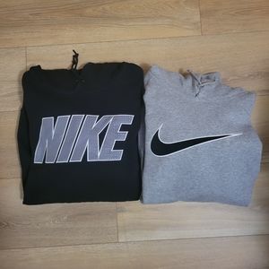 Pre-owned Lot of 2 Mens Nike Hoodies XXL
